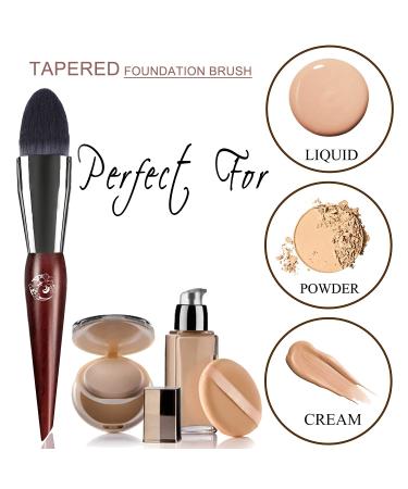 ENERGY Concealer Makeup Brush | Tapered Kabuki Foundation Brush for Flawless Under Eye Concealing & Blending | Soft Dense Synthetic Cosmetic Applicator - Buy Online on GoSupps.com
