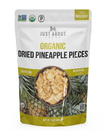Just About Foods Organic Dehydrated Pineapple 283g
