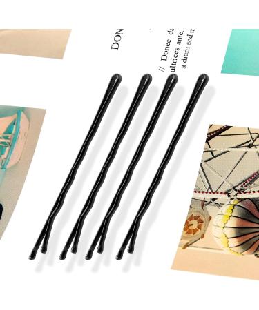 100pcs 6cm Black Bobby Pins for Thick Hair | Long Kirby Grips with Storage Box | Women Girls Hair Accessories for Styling - Buy Online on GoSupps.com