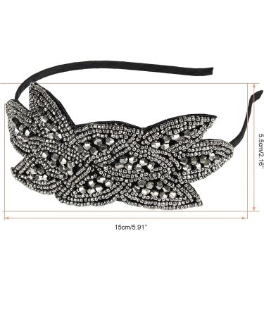 1920s Disco Ball Women's Headband | Gatsby Costume Accessory | Vintage Flapper Hair Band with Sequins & Pearls - Buy Online on GoSupps.com