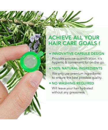 Organic Rosemary Oil Capsules | Non-GMO & Gluten Free | Hair Growth & Skin Repair | 40 Count Essentials - Buy Online on GoSupps.com