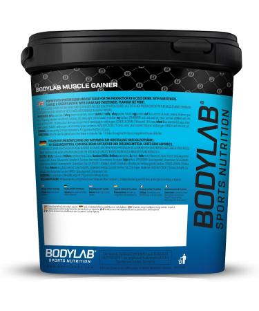 Buy BODYLAB24 Pure Muscle Gainer Cookies & Cream 2kg | 40g Protein 33g Carbs 12g Fat | Enriched with Creatine Monohydrate - Perfect Weight Gainer Shake for Mass Gain - Buy Online on GoSupps.com