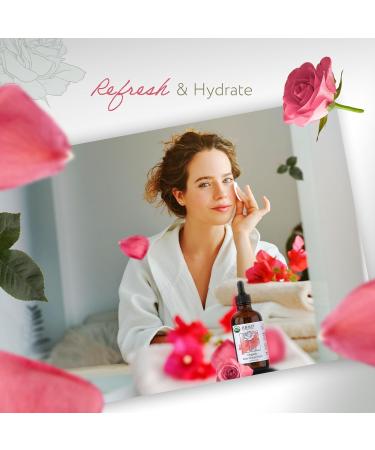 HBNO California Bottled Organic Rose Water for Face 4 fl oz (120ml) - USDA Certified Organic Rose Water Spray for Cleansing- Pure Rosewater for Hair - Rosewater Face Mist 4 Fl Oz (Pack of 1) - Buy Online on GoSupps.com