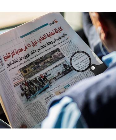 5 PCS Mini 10X Folding Pocket Magnifying Glass Set for Reading Books and Jewelry - Buy Online on GoSupps.com