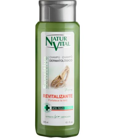  NaturVital NaturVital Set of 6 revitalizing sensory shampoos paraben and silicone free natural for weak hair atopic and sensitive skin men and women 6 x 300 ml - Buy Online on GoSupps.com