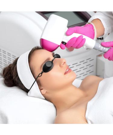 STAHAD Cache- il de Protection Laser 5 Pcs Noir Bandeau Ajustable Protection Oculaire UV et Lumi re Infrarouge pour Soins Visage Masque Opaque pour D tente et Luminoth rapie - Buy Online on GoSupps.com