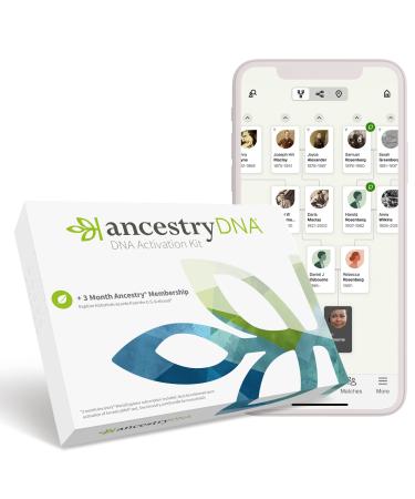 AncestryDNA: Genetic Ethnicity Test + 3-Month Ancestry World Explorer Membership