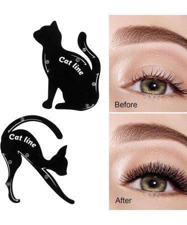 Stencils Guide Multifunctional Eyeshadow Tools Eye Makeup Aid Tool Template Tool for Cat Eyes Eyebrow Winged Liner - Buy Online on GoSupps.com