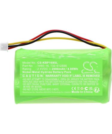 Buy 2.4V High-Performance Replacement Battery for Kaba Programmer 1460 | 2000mAh 1460-16 132-512886 - International Shipping Available - Buy Online on GoSupps.com