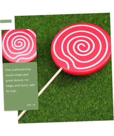 Mikikit 4 Pcs Wedding Boquets Flowers Miniatures Simulation Candy Lollipop Rainbow Lollipop Photography Prop Candy Decor Fake Food Kid Toys Giant Kids Artificial Child Wooden Happy Candy - Buy Online on GoSupps.com
