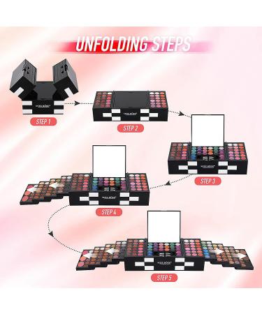 UNIFULL 148 Colors Makeup Palette Set: Professional All In One Gift Kit for Women - Eyeshadow, Blush, Eyebrow Powder Included (045) - Buy Online on GoSupps.com