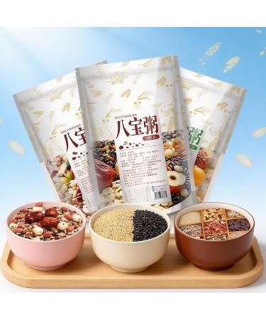 500 G X 3 Sachets De M lange Bouillie Aux Huit Tr sors Grains Entiers Et C r ales Ingr dients Petit-d jeuner Faciles Cuisiner Scell Sous Vide Base Congee Sucr e - Buy Online on GoSupps.com