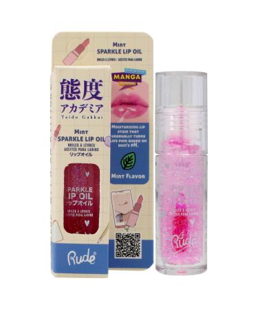 Rude Cosmetics Manga Collection Manga Sparkle Lip Oil - Mint for Women