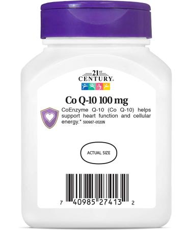 21st Century CoQ-10 100mg - 90 Rapid Release Softgels | Heart Health & Energy Support - Buy Online on GoSupps.com