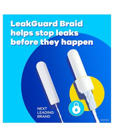Tampax Pearl Light Absorbency Tampons - 18 Count | Unscented with LeakGuard Braid - Buy Online on GoSupps.com