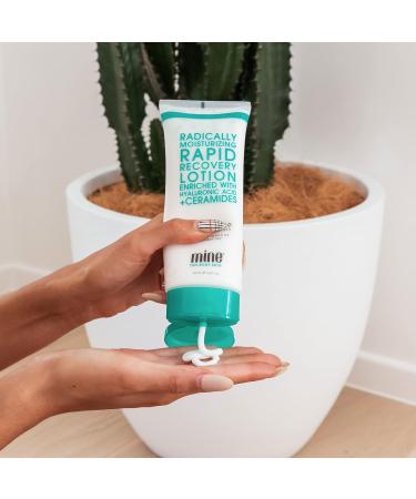 Minetan Radicalally Moisturizing Body Lotion | Rapid Recovery for Dry Skin | Hyaluronic Acid & Ceramides | 7 Fl OZ - Soft Plump Skin for Women & Men - Buy Online on GoSupps.com