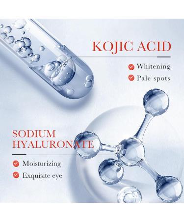 Kojic acid sleeping mask night mask with whitening effect hydrates the skin from within and provides immediate radiance eye cream against dark circles and swelling kojic acid - Buy Online on GoSupps.com
