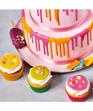 FunCakes Deco Melts Pink AZO Free 250g - Vibrant Pink Candy Melts for Baking and Decorating - Buy Online on GoSupps.com
