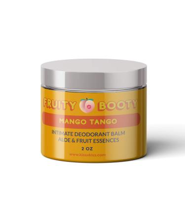 Fruity Booty - Intimate Odor Neutralizing Balm - Immediate Smell Protection for Your Butt Bikini Zone Balls etc. - Natural Leave-On Formula with Aloe & Fruit Essences (Mango)