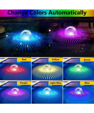 Antyingkai Solar Floating Pool Lights - Waterproof LED Garden & Pond Lighting - 2 Piece Set for Parties & Pools - Buy Online on GoSupps.com