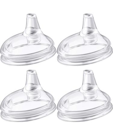 4 Pieces Baby Bottle Nipples Baby Spout Nipples Variable Flow Baby Nipples Silicone Spout Nipples for Wide-Neck Baby Bottle with Diameter of 7 cm  Fits for Babies Over 6 Months Old  Duckbill Cross - Buy Online on GoSupps.com