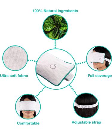 Omved Breathe Easy Cold & Sinusitis Therapeutic Eye Mask & Pillow - Relief from Sinus Headache, Migraine, Cold & Cough - Buy Online on GoSupps.com
