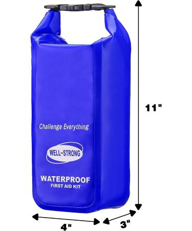 Waterproof First Aid Kit Roll Top Boat Emergency Kit - WELL-STRONG WS011-blue - Buy Online on GoSupps.com