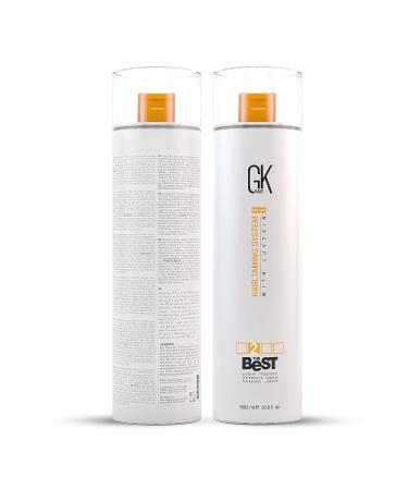 GK HAIR Global Keratin Smoothing Treatment - 33.8 Fl Oz/1000ml - Brazilian Complex Blowout for Silky Smooth Hair - Buy Online on GoSupps.com