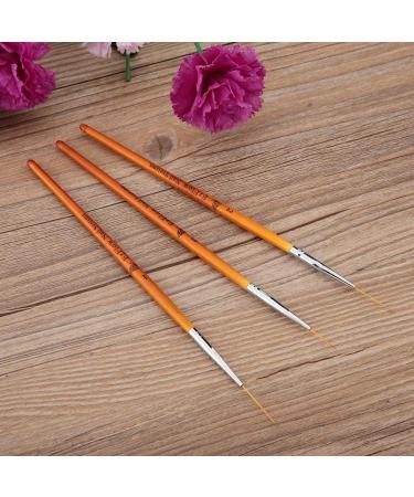 3 Piece Nail Art Brush Set - Beginner Marbling Tools for Smooth Operation | International Shipping - Buy Online on GoSupps.com