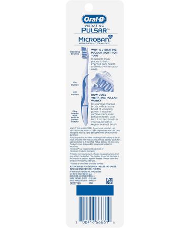 Buy Oral-B Pro-Health Pulsar Battery Powered Toothbrush - Medium Colors May Vary 1 Count - International Shipping Available - Buy Online on GoSupps.com