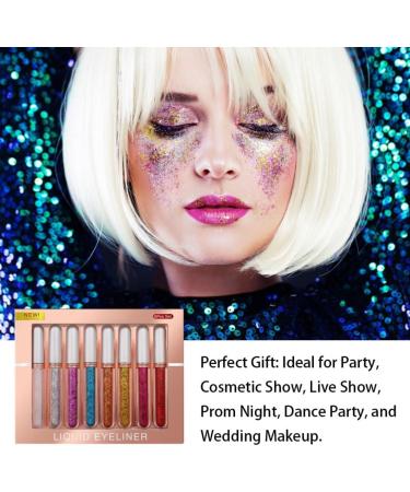 8 Colors Liquid Eyeliner Colourful Waterproof Eyeliner Cosplay Matte Eyeliner Set 2.5mL Style 3. - Buy Online on GoSupps.com