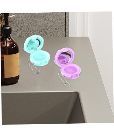 NOLITOY 4pcs Round Eye Shadow Box Eyeshadow Makeup Sample Containers Lip Balm Jar Travel Empty Mini - Buy Online on GoSupps.com