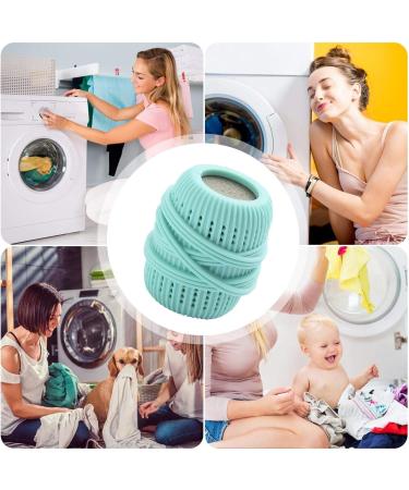 Laundry Balls Reusable Eco-Friendly Premium All Natural Soft Washer Ball Laundry Washing Balls Green - Buy Online on GoSupps.com