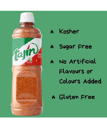 APG Fine Foods Tajin Seasoning Clasico With Lime 400g Tub (Pack of 3) Authentic Mexican Flavouring - Buy Online on GoSupps.com
