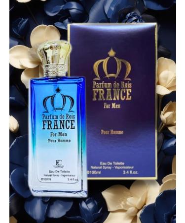 Parfum De Rois France Eau of Toilette 3.4 Fl. Oz. Woody Spicy fragrance for Men - Buy Online on GoSupps.com