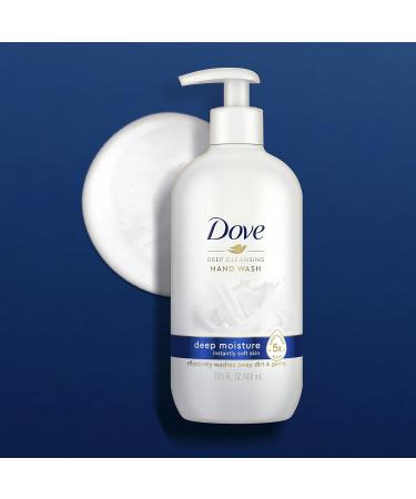 Dove Deep Moisture Hand Wash 13.5 Fl Oz (Pack of 4) - Cleanser for Clean, Soft Hands - Buy Online on GoSupps.com