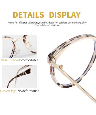 Blue Light Blocking Computer Gaming Glasses - Anti Glare Anti Headache Eyestrain Protection - Clear Frame Unisex Design - Buy Online on GoSupps.com