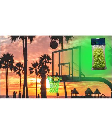 Solar-Powered Glow in The Dark Basketball Net - Lighted Outdoor Hoop Rim Replacement - Night-Time Glowing Goal - Buy Online on GoSupps.com