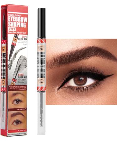  dmqdu Microblading Eyebrow Pen - Waterproof Eyebrow Pen | Dual-Tip Eyebrow Pencil and Waterproof Colored Gel - Natural Eyebrow Pen - Buy Online on GoSupps.com