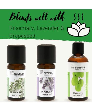 SENSOLI Tea Tree Essential Oil 10ml - Pure and Natural Essential Oil for Aromatherapy and Diffusers - Buy Online on GoSupps.com