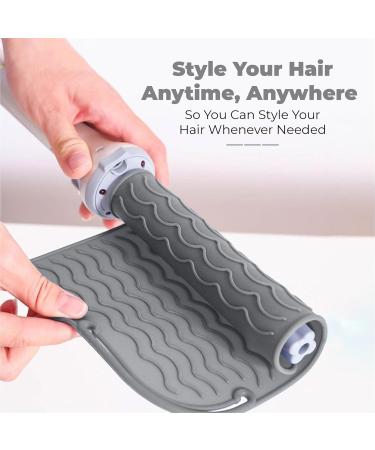Silicone Hair Tool Holder & Heat Mat - Heat Resistant Pad for Flat Iron & Curling Iron | Professional Anti Heat Mat for Hair Styling Tools - Buy Online on GoSupps.com