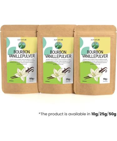 Bourbon Vanilla Madagascar 10g by Alpi Nature Premium Quality Vanilla Powder from Madagascar Bourbon Vanilla Pod - Buy Online on GoSupps.com
