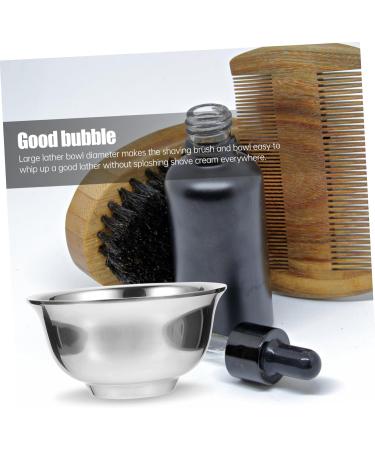Angoily Stainless Steel Mixing Bowl - Ideal for Hair Dye Shaving Foam & Soap - Essential Shaving Tool & Accessories for Men - Buy Online on GoSupps.com