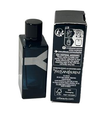 Yves Saint Laurent YSL Y Men Perfume INTENSE Parfum mini splash on SMALL TRAVEL SIZE 7.5 ml / 0.25 Fl oz - Buy Online on GoSupps.com