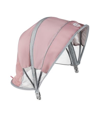 HECCEI Parasol Pare Amovible pour Bouee Protection UPF 50+ (Rose Papillon)
