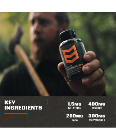 MTN OPS Slumber Jack Nighttime Supplement with Ashwagandha GABA Melatonin & Tesnor Supports Restful Sleep Recovery Vitality & Men s Wellness 30 Servings - Buy Online on GoSupps.com