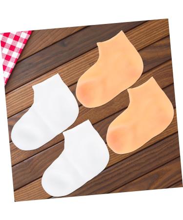 minkissy 4 Pairs Exfoliating Moisturizing Socks Dead Skin Socks Lotion Gloves Feet Care Socks Moisturizing Lotion Moisturizing Socks for Cracked Feet Women Pedicure Socks Sebs Miss - Buy Online on GoSupps.com