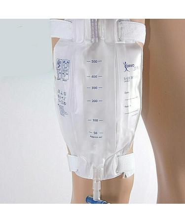 2 Piece Urine Bag Holder & Catheter Holder - Soft Elastic Design with Non-Slip Silicone Strips for Secure Stabilization - Buy Online on GoSupps.com