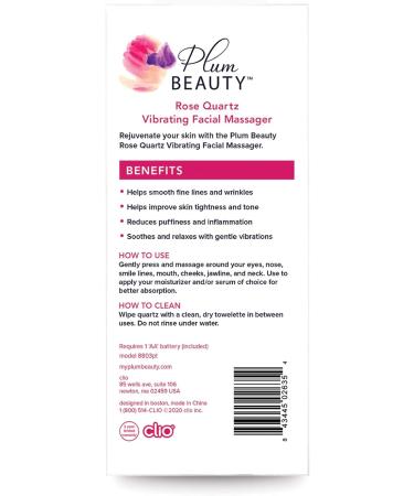 Shop Rose Quartz Facial Massager - Smooth Fine Lines & Wrinkles | Tighten Tone & Relax Skin - Buy Online on GoSupps.com