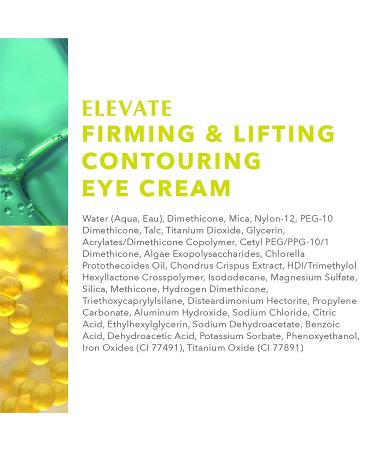 Algenist ELEVATE Firming & Lifting Eye Cream - Vegan Under Eye Treatment (15ml) - Buy Online on GoSupps.com
